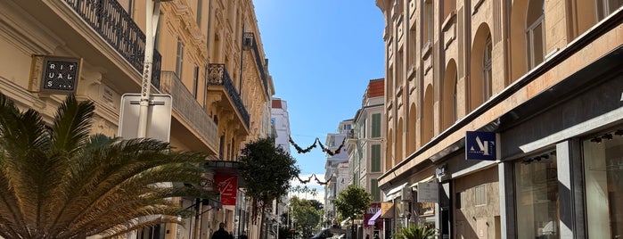 Rue d'Antibes is one of french riviera.