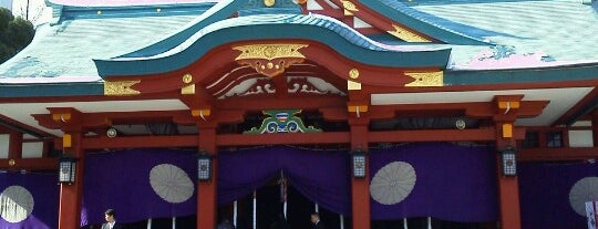 山王日枝神社 is one of 東京十社.