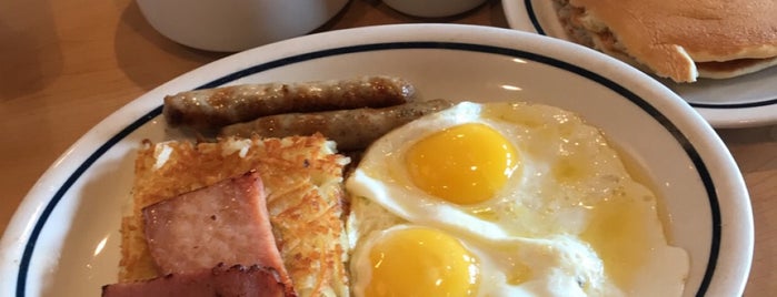 IHOP is one of food places.