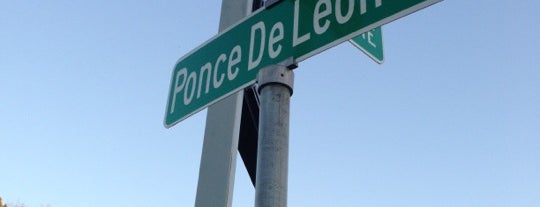 Ponce De Leon Ave & Boulevard St is one of Tempat yang Disukai Chester.