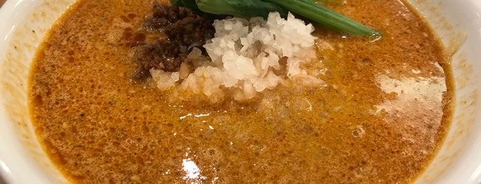 鶏白湯 しら川 is one of Dandan noodles.