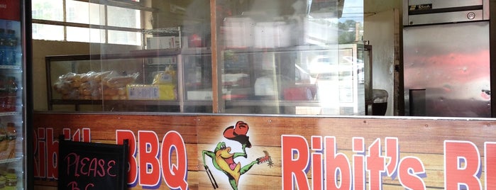 Ribit's Bar-b-que is one of Places.