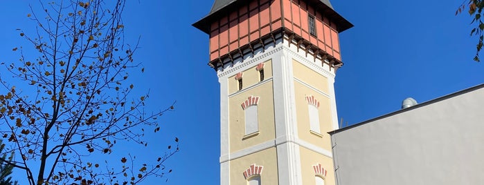 Vodárenská věž is one of Budweis.