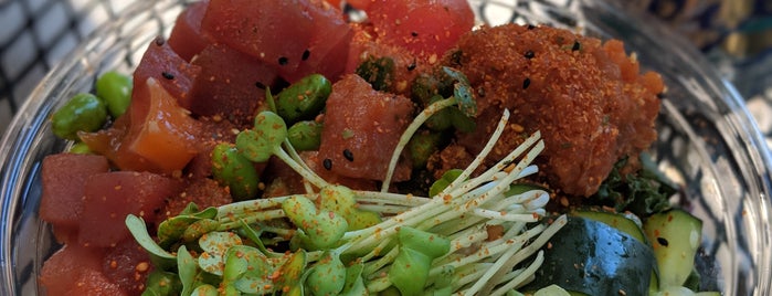 Make Fish Poke & Sushi Burrito is one of Food to Try in Sac.