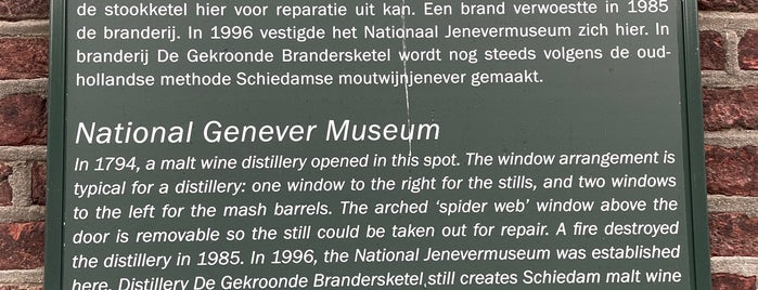 Jenevermuseum is one of Schiedam.