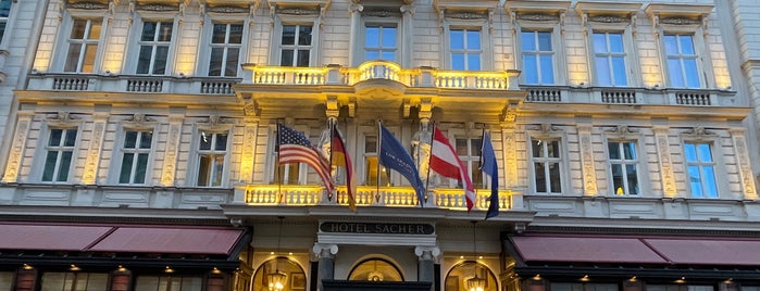 Hotel Sacher is one of WORLDS BEST HOTELS..