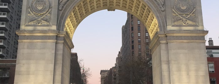 Washington Square Arch is one of New York.