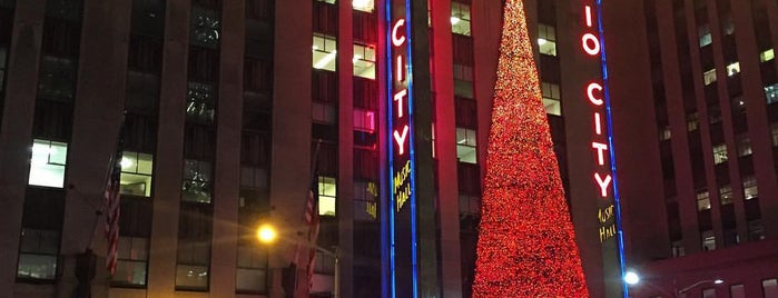 Radio City Music Hall is one of New York.
