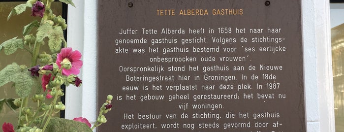 Juffer Tette Alberdagasthuis is one of Groningen.