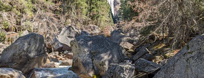 Vernal Falls Bridge is one of Yosemite.