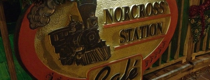 Norcross Station Cafe is one of สถานที่ที่ Rusty ถูกใจ.