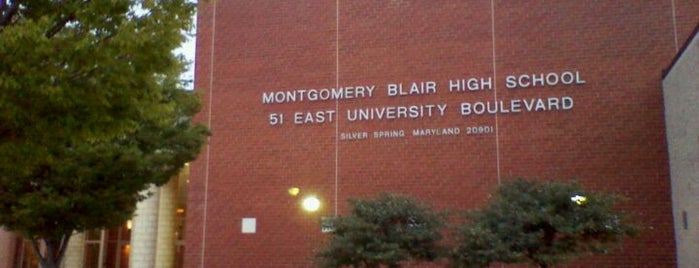 Montgomery Blair High School is one of DC Social Sport Fields.