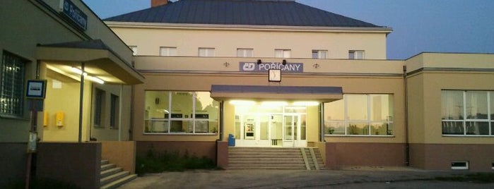 Železniční stanice Poříčany is one of Železniční stanice ČR: P (9/14).