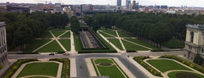 Parco del Cinquantenario is one of My top 10 panoramic views of Brussels.