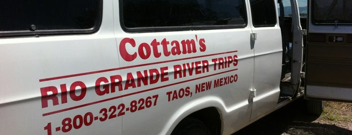 Cottams Rio Grande Rafting is one of Tempat yang Disimpan Matthew.