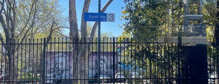 Surrey Hills Station is one of Melbourne Train Network.