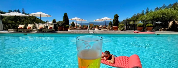 Poolside at Auberge du Soleil is one of Locais curtidos por Rob.