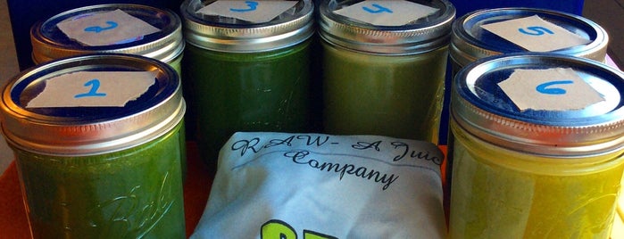 RAW - A Juice Company is one of Lugares favoritos de Ben.