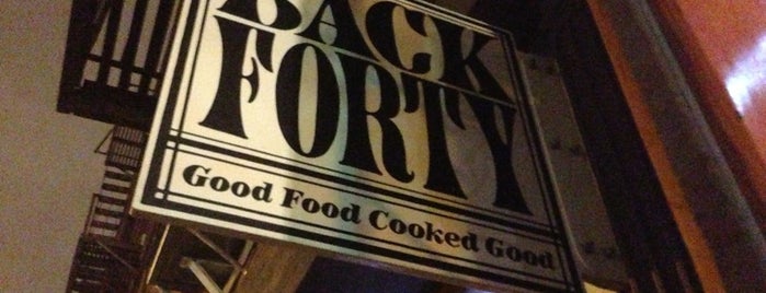 Back Forty is one of NYC Restaurants With Outdoor Seating.