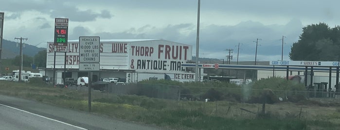 Thorp Fruit & Antique Mall is one of Day & Weekend Trips Pacific Northwest.