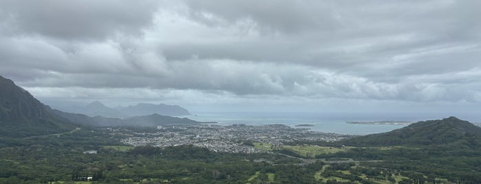 Nuʻuanu Pali Lookout is one of Oahu faves.