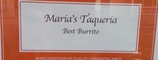 Maria's Taqueria is one of dinner.