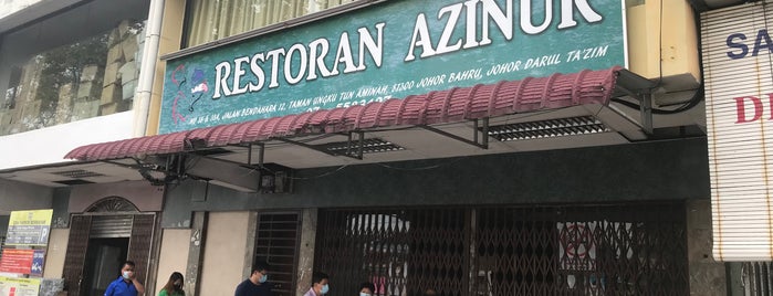 Restoran Azinur is one of JB.