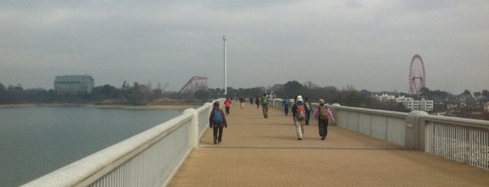 多摩湖大橋 (多摩湖堤防) is one of 多摩湖自転車道.