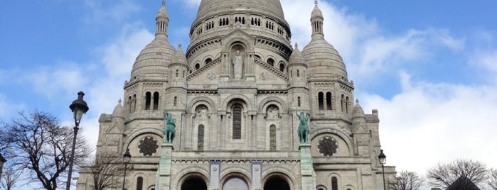 Sacré-Cœur Basilica is one of Paris.