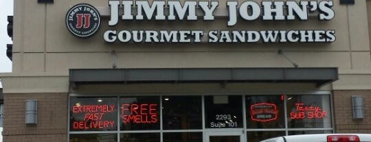 Jimmy John's is one of Molly's Saved Places.