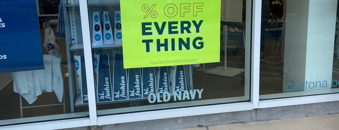 Old Navy is one of my places.
