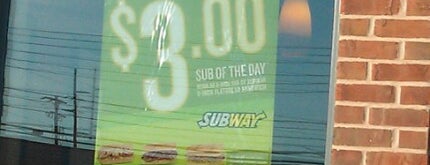 SUBWAY is one of awesome places to eat.