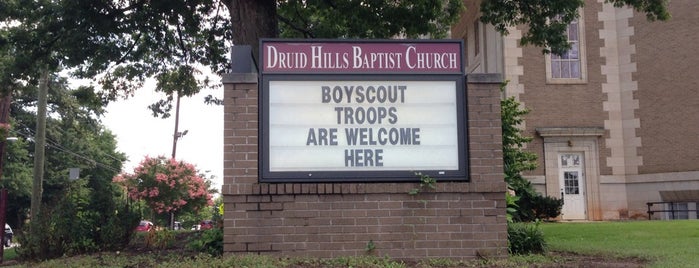 Druid Hills Baptist Church is one of Chesterさんのお気に入りスポット.