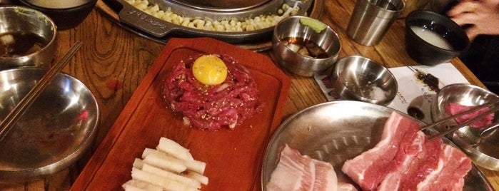 Kang Ho Dong Baekjeong is one of Best 200 Spots to Eat in Manhattan.