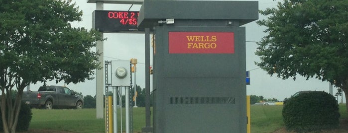 Wells Fargo ATM is one of hotspots (frequent).
