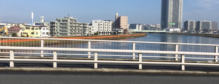 中川橋東詰交差点 is one of 橋/陸橋.