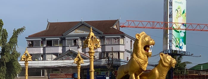 Golden Lions Monument is one of Khmer.
