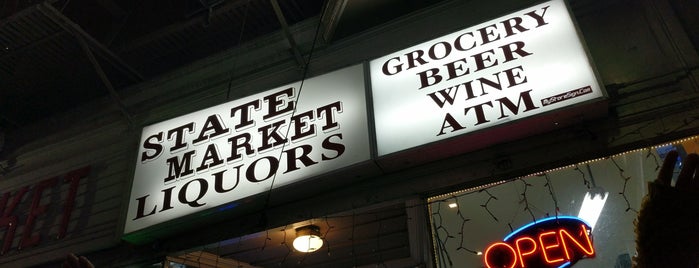State Market Liquors is one of Signage #2.