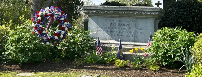 President James Buchanan Grave, Woodward Hill Cemetery is one of Presidential Sites.