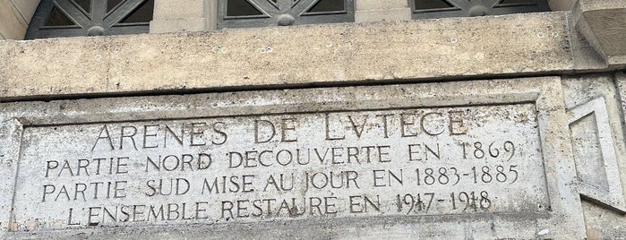 Arènes de Lutèce is one of Paris.