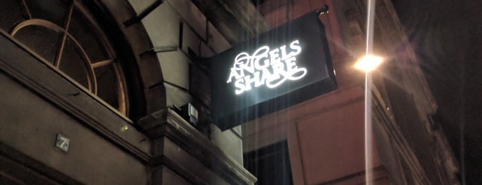 Angels Share is one of The 15 Best Places for Single Malt Scotches in Edinburgh.