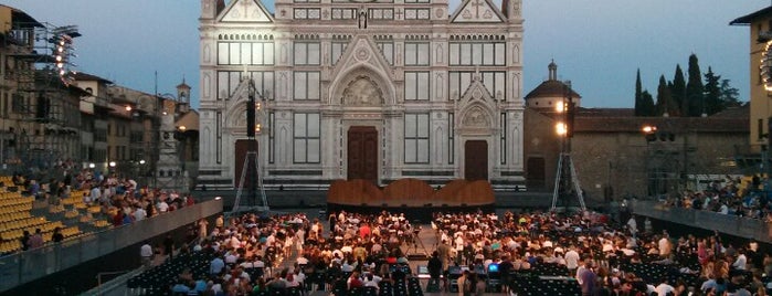 Piazza Santa Croce is one of Florence / Firenze.