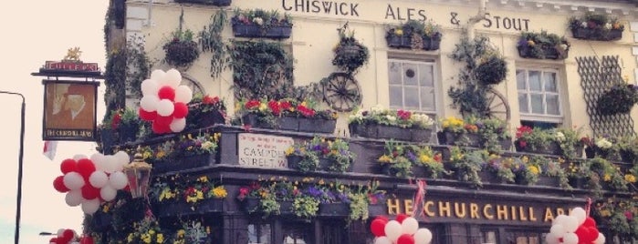 The Churchill Arms is one of London Calling.