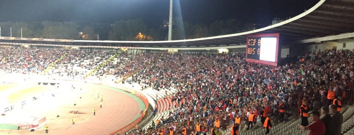 Stadion „Rajko Mitić” is one of Belgrad.
