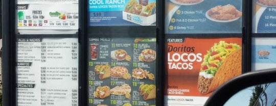 Taco Bell is one of Favorite places to eat.