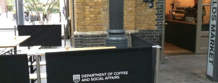 Department of Coffee and Social Affairs is one of London.