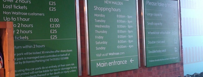 Waitrose & Partners is one of Magical Malden.