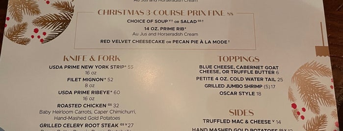 Del Frisco's Grille is one of Not good to order in.