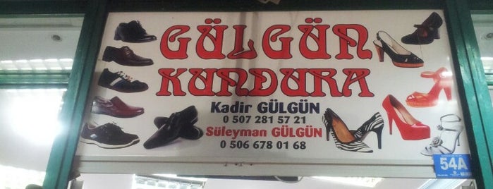 Gülgün Kundura is one of สถานที่ที่ ömer ถูกใจ.