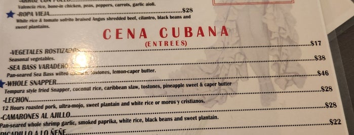 Cubano's is one of Bethesda.